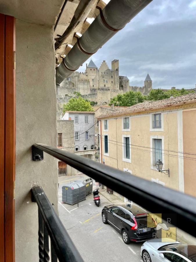 Le Donjon - Vue Cite Pied Cite Medievale Neuf Carcassonne Eksteriør bilde